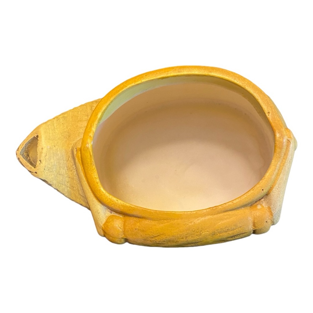 Vintage ARDCO Yellow Ceramic Teapot Planter Mid Century Japan Cottagecore - Picture 5 of 6
